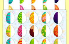 Das Kinderspiel «Finde Die Hälften Von Ostereier» Zum Ausdrucken inside Free Printable Easter Eggs Matching Game