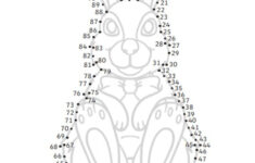 Easter Bunny Dot To Dot Printable For Kids pertaining to Easter Bunny Dot To Dot Printable
