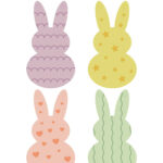 Easter Bunny Garland Craft - Childhood Magic with regard to Easter Decorations Free Printable