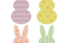 Easter Bunny Garland Craft - Childhood Magic with regard to Easter Decorations Free Printable