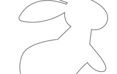 Easter Bunny Templates &amp; Outlines - 53 Free Pages | Printabulls with Printable Template For Easter Bunny