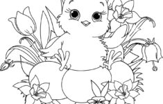 Easter Chick Coloring Page Hi-Res Stock Photography And Images - Alamy regarding Printable Easter Chicken