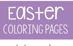 Easter Coloring Pages For Kids for Pinterest Easter Printable
