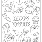 Easter Coloring Pages (Free Printables) pertaining to Printable Easter Colouring Pictures
