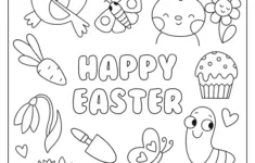 Easter Coloring Pages (Free Printables) pertaining to Printable Easter Colouring Pictures