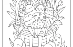 Easter Coloring Pages (Free Printables) throughout Free Printable Easter Pages