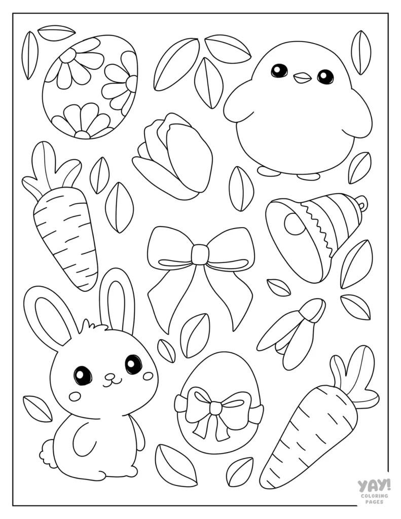 Easter Coloring Pages (Free Printables) within Easter Coloring Sheet Printable