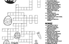 Easter Crossword Puzzle inside Free Printable Easter Crosswords