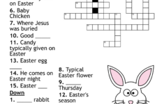 Easter Crossword Puzzle! - Wordmint in Free Printable Easter Crosswords