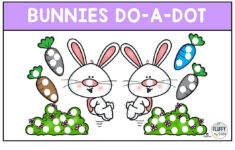 Easter Dot Activity Printable : Free 3 Fun Pages For Your Toddlers for Do A Dot Easter Printable