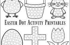 Easter Dot Activity Printables - The Resourceful Mama in Do A Dot Easter Printable
