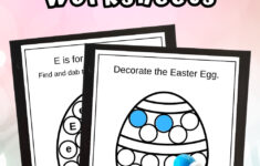 Easter Egg Dot Marker Printables For Creative Preschool Fun with regard to Easter Eggs Dot Marker Printable