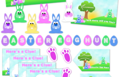 Easter Egg Hunt Kit - Free Printables in Free Printable Easter Eggs Hunt Template