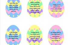 Easter Egg Hunt W/Free Printable Clues For All Ages!! with regard to Easter Eggs Hunt Printable