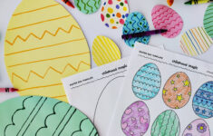 Easter Egg Template Free Printable - Childhood Magic with Free Printable Easter Eggs Template Printable