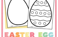Easter Egg Template - Superstar Worksheets with Easter Decoration Printable