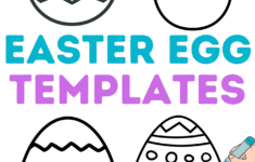 Easter Egg Template To Print - Crafty Morning with Printable Easter Eggs Shapes