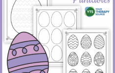 Easter Eggs Free Printables - Your Therapy Source within Printable Easter Eggs Activities