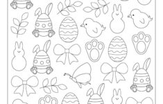 Easter I Spy - 4 Free Printables | Printabulls inside I Spy Easter Printable