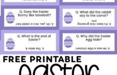 Easter Jokes For Kids With Free Printable • The Simple Parent inside Printable Easter Jokes