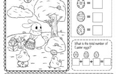 Easter Math Worksheet - Free Printable, Digital, &amp; Pdf in Free Printable Kindergarten Easter Worksheets