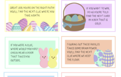 Easter Scavenger Hunt At Home | Signup with Easter Eggs Hunt Printable