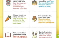Easter Scavenger Hunt For Kids - Free Printable Game - Pjs And Paint with regard to Easter Bunny Scavenger Hunt Printable