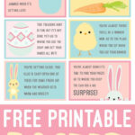 Easter Scavenger Hunt - Free Printable! intended for Easter Bunny Scavenger Hunt Printable
