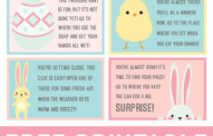 Easter Scavenger Hunt - Free Printable! intended for Easter Bunny Scavenger Hunt Printable