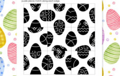 Easter Square Edge Matching Puzzle | Math = Love with regard to Easter Eggs Puzzle Printable