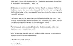 Easter Welcome Speech For Church: 7 Free Templates in Printable Black Easter Speeches