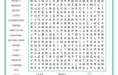 Easter Word Search For Kids intended for Word Search Printable Easter