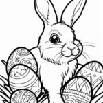 🐰 Hop To It! Free Printable Easter Bunny Coloring Pages 🎨 — Sew inside Easter Bunny Printable Coloring Pages