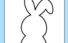 Free And Customizable Easter Bunny Templates for Printable Template For Easter Bunny