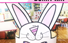 Free Easter Bunny Hat - Simply Kinder in Easter Headbands Printable