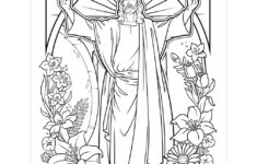 Free Easter Coloring Page - Printable throughout Easter Coloring Pages Religious Printable