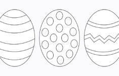 Free Easter Egg Template (+ 9 Easy Crafts!) - The Craft-At-Home Family in Printable Picture Of An Easter Eggs