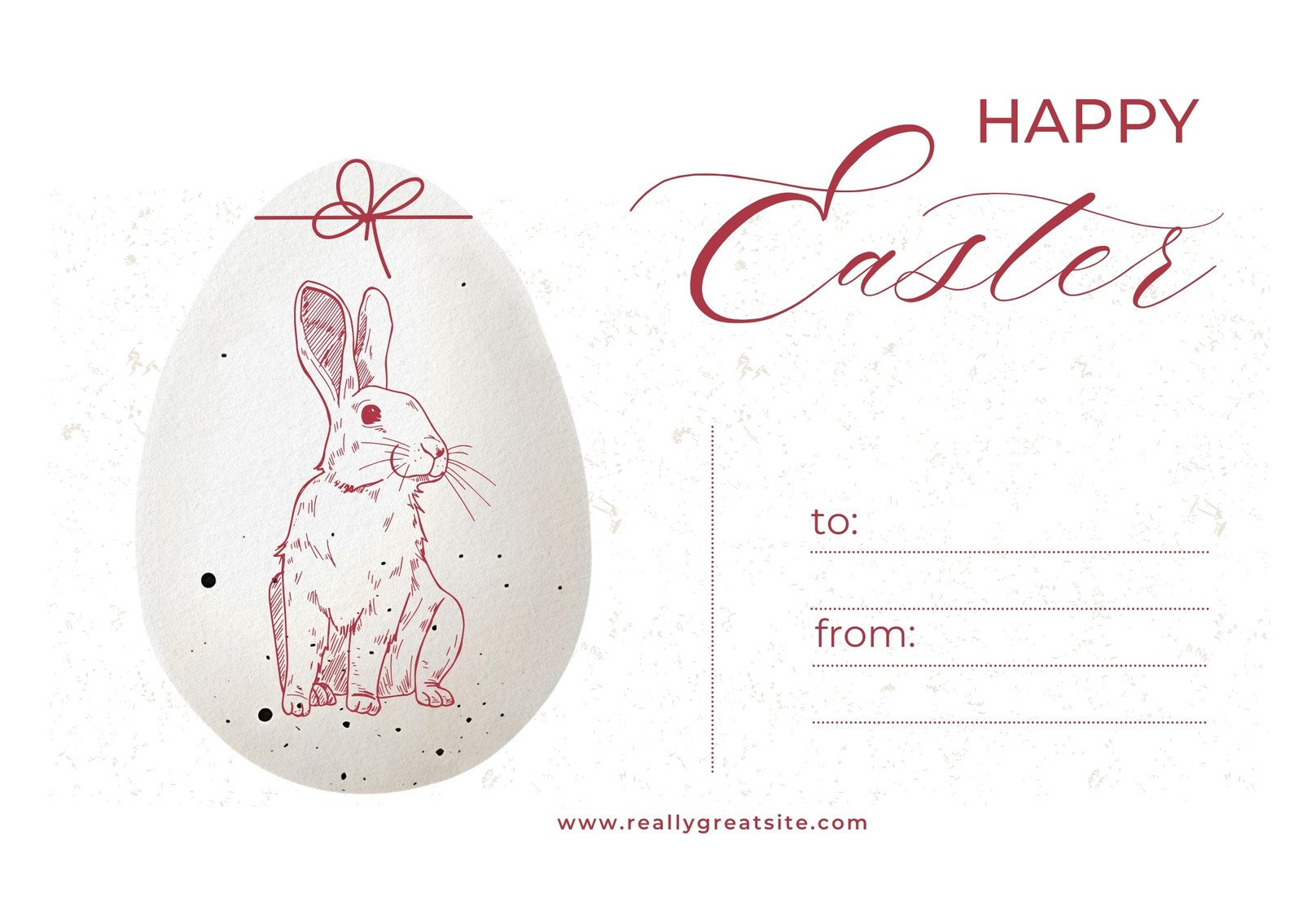 Free Easter Postcard Templates To Edit And Print | Canva throughout Printable Easter Postcards