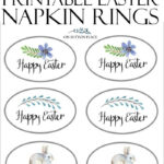 Free Easter Printables pertaining to Printable Easter Napkin Rings