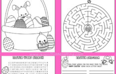 Free Easter Worksheets Pdf: Coloring Pages, Word Search &amp; More! pertaining to Printable Worksheets Easter Worksheet