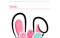 Free Printable And Customizable Easter Tag Templates | Canva with Easter Gift Printable