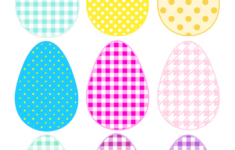 Free Printable Cheerfully Colored Easter Eggs - Ausdruckbare within Colored Easter Eggs Printable