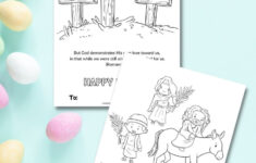 Free Printable Christian Easter Cards For Kids To Color And Share - with Christian Easter Cards Printable