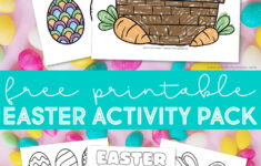 Free Printable Easter Activity Pack | Artsy-Fartsy Mama for Easter Activity Pack Printable