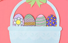 Free Printable Easter Basket Craft in Printable Easter Basket