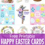 Free Printable Easter Cards &amp; Easter Card Templates To Color throughout Printable Easter Cards Free