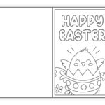 Free Printable Easter Cards To Color (Perfect For Kids!) - The intended for Printable Easter Cards To Color