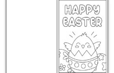 Free Printable Easter Cards To Color (Perfect For Kids!) - The regarding Free Printable Printable Easter Cards To Color