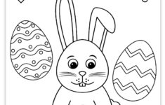 Free Printable Easter Coloring Page - Pjs And Paint intended for Free Printable Easter Images
