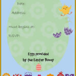 Free Printable Easter Egg Hunt Invitation} intended for Easter Eggs Hunt Invitations Free Printable